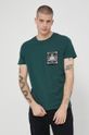 T-shirt męski bawełniany by Natalia Szwed zielony ciemny zielony