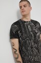 T-shirt męski bawełniany by Natalia Szwed czarny RW21.TSM755 czarny RW21
