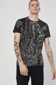 T-shirt męski bawełniany by Natalia Szwed czarny RW21.TSM755 czarny
