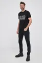 T-shirt męski bawełniany by Natalia Szwed czarny czarny
