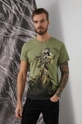 zielony T-shirt bawełniany męski z kolekcji The Witcher zielony