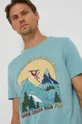 plava Medicine - Pamučna majica Apres Ski