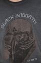 grafitowy T-shirt męski Black Sabbath szary