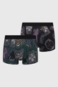 Boxerky pánske so vzorom (2-pack) by Rafał Wechterowicz viac farieb pletenina viacfarebná RW22.BIM701