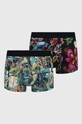 Bokserki męskie wzorzyste by Olaf Hajek (2-pack) kolor multicolor dzianina multicolor RW22.BIM907
