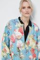 Bluza bawełniana damska wzorzysta multicolor Damski