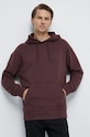 Bluza męska gładka bordowa pozostałe bordowy RW22.BLM050