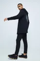 Bluza bawełniana męska z nadrukiem czarna czarny
