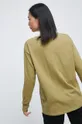 Bavlnené tričko s dlhým rukávom zelená farba <p>100% Bavlna</p>