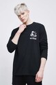 Longsleeve bawełniany męski z kolekcji The Witcher x Medicine kolor czarny RW22.BUMB50 czarny RW22