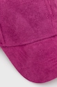 Akcesoria Czapka z daszkiem damska różowa RW22.CAD306 różowy