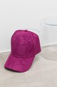 Czapka z daszkiem damska różowa RW22.CAD306