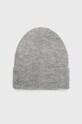 Czapka damska beanie szara pozostałe szary RW22.CAD501