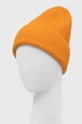 Czapka beanie z wiskozą pomarańczowa 52 % Wiskoza, 28 % Poliester, 20 % Poliamid