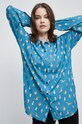Odzież Koszula damska wzorzysta turkusowa RW22.KDD050 turkusowy