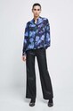 Koszula damska wzorzysta kolor niebieski RW22.KDDC00 niebieski
