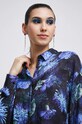 Koszula damska wzorzysta kolor niebieski RW22.KDDC00