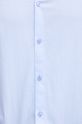 Koszula bawełniana męska z kołnierzykiem button-down niebieska blady niebieski