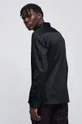 čierna Košeľa pánska s klasickým golierom čierna farba
