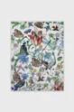 Koc z wzorzystego materiału 160 x 220 cm by Olaf Hajek multicolor
