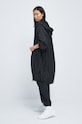 Oblečenie Kabát dámsky z hladkej látky RW22.KPD100 čierna
