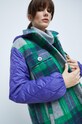 Płaszcz damski w kratę multicolor RW22.KPD604 multicolor