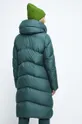 Péřový kabát zateplený tyrkysová barva <p> Hlavní materiál: 100% Polyester Podšívka: 100% Polyester Výplň: 90% Chmýří, 10% Peří</p>