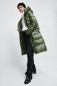 Kabát dámsky zateplený zelená farba RW22.KPD800 zelená RW22