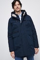 Bunda pánská zateplená tmavomodrá barva námořnická modř RW22.KUM704