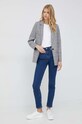 Marynarka damska w kratę kolor multicolor RW22.KZD051 multicolor RW22