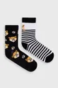 viacfarebná Dámske ponožky z elastickej látky (2-pack) Dámsky