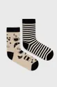 viacfarebná Dámske ponožky zo vzorovanej látky (2-pack) Dámsky