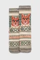 multicolor Skarpetki damskie bawełniane wzorzyste kolor multicolor Damski