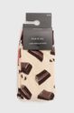 Skarpetki damskie bawełniane z motywem czekolady (2-pack) kolor multicolor 75 % Bawełna, 20 % Poliamid, 5 % Elastan
