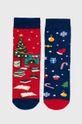 multicolor Skarpetki damskie bawełniane świąteczne (2-pack) kolor multicolor Damski