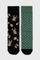 Skarpetki męskie bawełniane wzorzyste (2-pack) multicolor skarpetki długie multicolor RW22.LGM501
