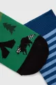Ponožky pánske bavlnené s motívom (2-pack) viacfarebná