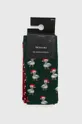 Skarpetki męskie bawełniane świąteczne (2-pack) kolor multicolor 75 % Bawełna, 23 % Poliamid, 2 % Elastan