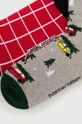 Ponožky pánské bavlněné vánoční (2-pack) vícebarevná