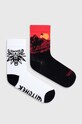 Skarpetki męskie bawełniane z kolekcji The Witcher x Medicine (2-pack) kolor multicolor skarpetki długie multicolor RW22.LGMB00