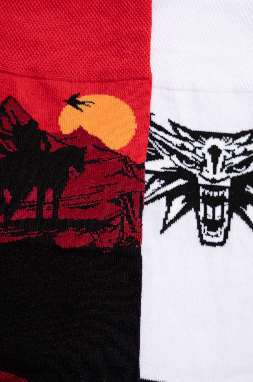 Skarpetki męskie bawełniane z kolekcji The Witcher x Medicine (2-pack) kolor multicolor multicolor