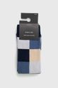 Skarpetki męskie bawełniane wzorzyste (2-pack) kolor multicolor 75 % Bawełna, 23 % Poliamid, 2 % Elastan