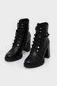 Obuwie Botki na słupku czarne RW22.OBD405 czarny