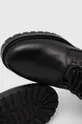 čierna Členkové topánky pánske čierna farba