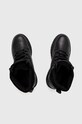 Buty wysokie męskie skórzane kolor czarny RW22.OBM602 czarny