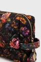 Dámska kozmetická taška z textilného materiálu viacfarebná