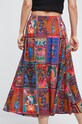 Odzież Spódnica damska z wiskozy multicolor RW22.SDD206 multicolor