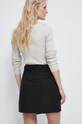 Odzież Spódnica damska gładka czarna RW22.SDD403 czarny