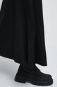 Spódnica damska gładka kolor czarny czarny RW22.SDD804