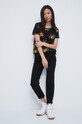 Jeansy damskie slim fit czarne RW22.SJD020 czarny RW22